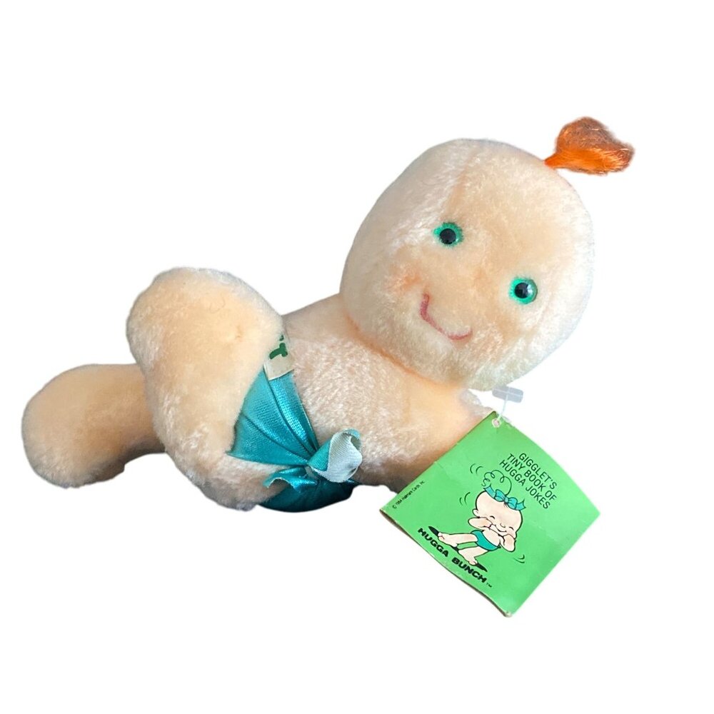 Taco Bell Promo 1984 Hugga Bunch Gigglet 7” Long Plush Stuffed Doll Hallmark